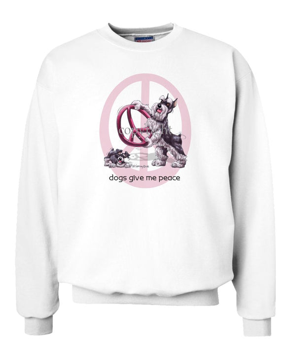 Schnauzer - Peace Dogs - Sweatshirt