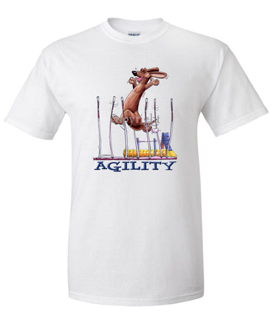 Dachshund  Smooth - Agility Weave II - T-Shirt