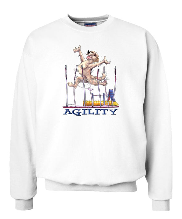 Labrador Retriever  Yellow - Agility Weave II - Sweatshirt