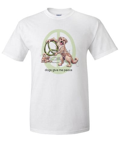 Golden Retriever - Peace Dogs - T-Shirt