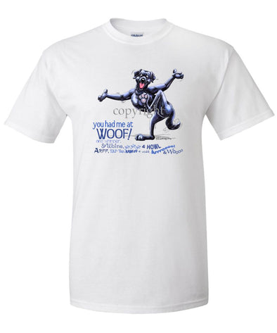Labrador Retriever  Black - You Had Me at Woof - T-Shirt