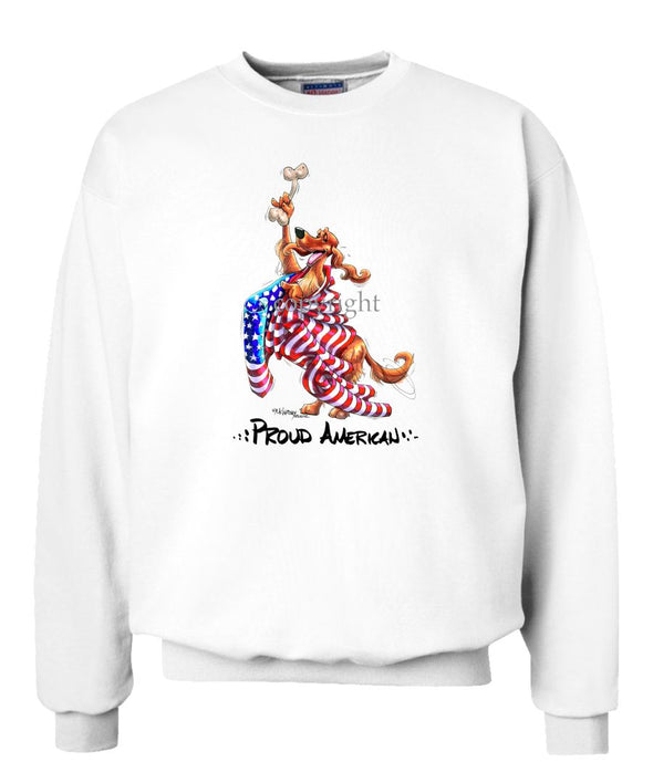 Irish Setter - Proud American - Sweatshirt