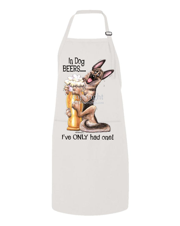 German Shepherd - Dog Beers - Apron