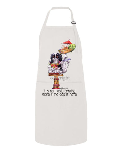 Japanese Chin - It's Not Drinking Alone - Apron