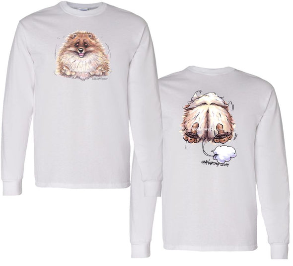 Pomeranian - Coming and Going - Long Sleeve T-Shirt (Double Sided)