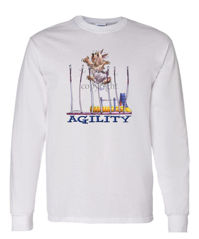 Silky Terrier - Agility Weave II - Long Sleeve T-Shirt