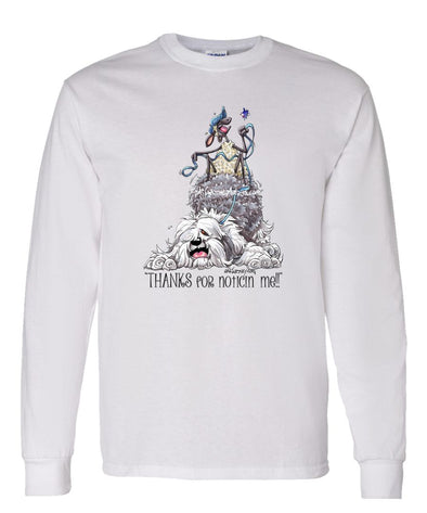 Old English Sheepdog - Noticing Me - Mike's Faves - Long Sleeve T-Shirt