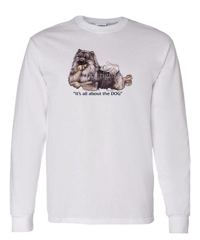 Keeshond - All About The Dog - Long Sleeve T-Shirt
