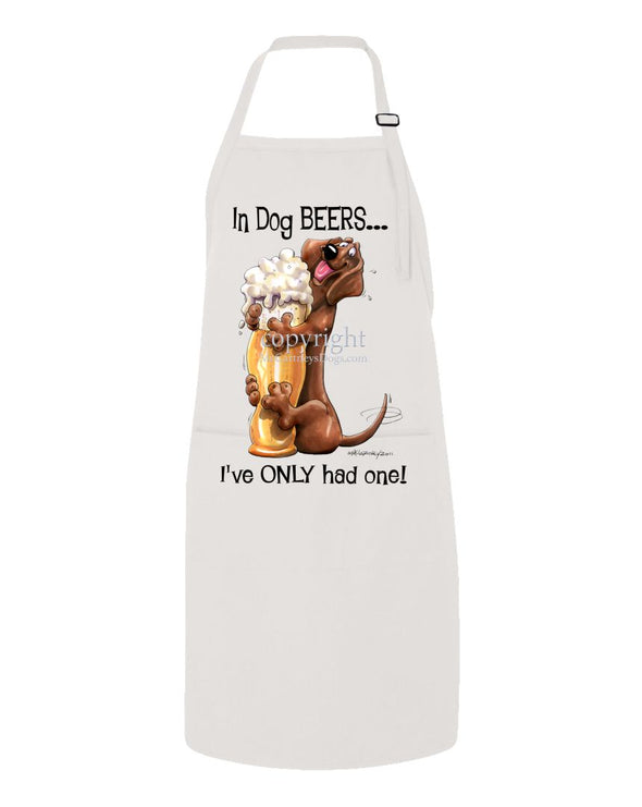 Dachshund - Dog Beers - Apron