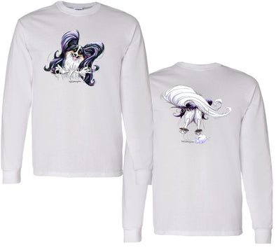 Papillon - Coming and Going - Long Sleeve T-Shirt (Double Sided)