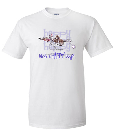 Whippet - Who's A Happy Dog - T-Shirt