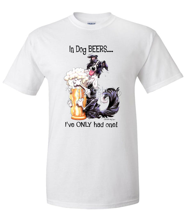 Border Collie - Dog Beers - T-Shirt