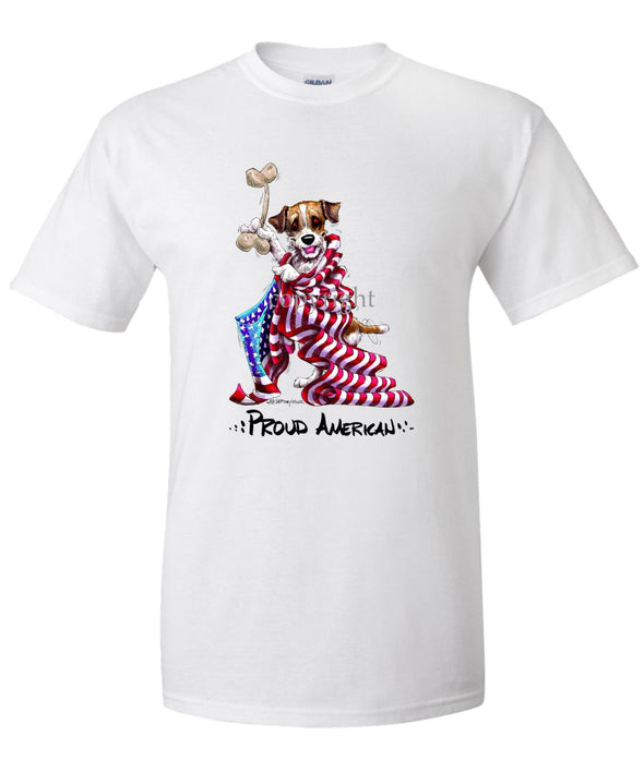 Parson Russell Terrier - Proud American - T-Shirt