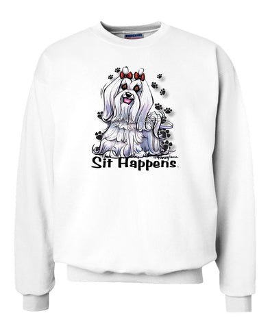 Maltese - Sit Happens - Sweatshirt