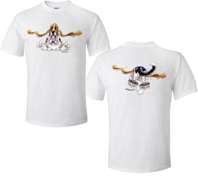 Basset Hound - Coming and Going - T-Shirt (Double Sided)