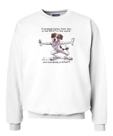 Jack Russell Terrier - Best Dog in the World - Sweatshirt