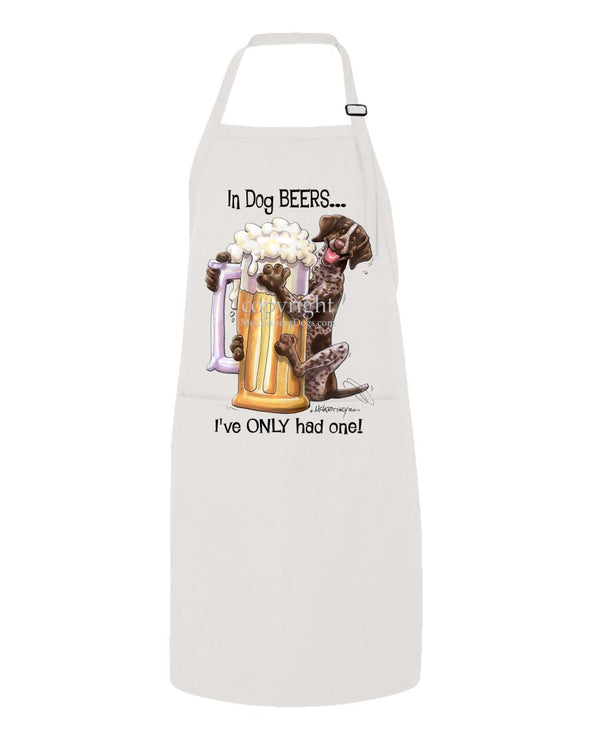 German Shorthaired Pointer - Dog Beers - Apron
