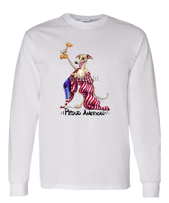 Greyhound - Proud American - Long Sleeve T-Shirt