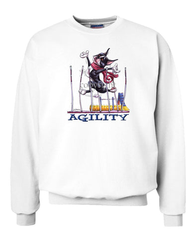 Boston Terrier - Agility Weave II - Sweatshirt