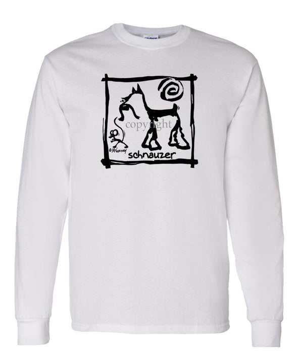 Schnauzer - Cavern Canine - Long Sleeve T-Shirt