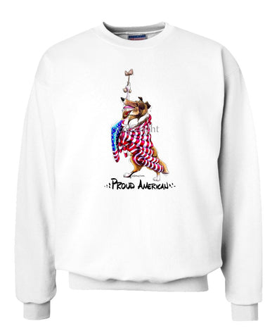 Collie - Proud American - Sweatshirt