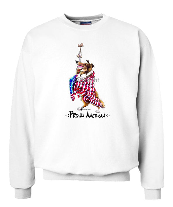 Collie - Proud American - Sweatshirt