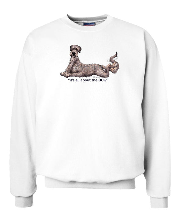 Irish Wolfhound - All About The Dog - Sweatshirt