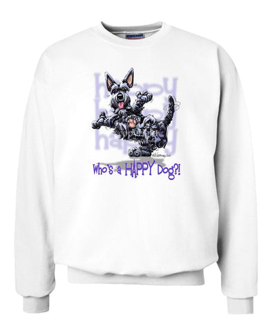 Scottish Terrier - Who's A Happy Dog - Sweatshirt