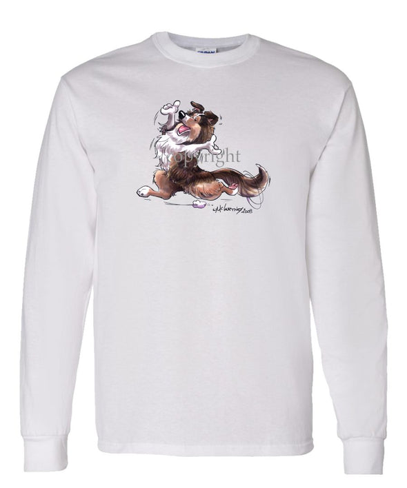 Shetland Sheepdog - Happy Dog - Long Sleeve T-Shirt