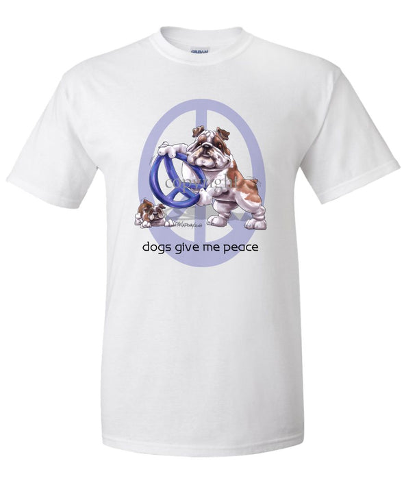 Bulldog - Peace Dogs - T-Shirt
