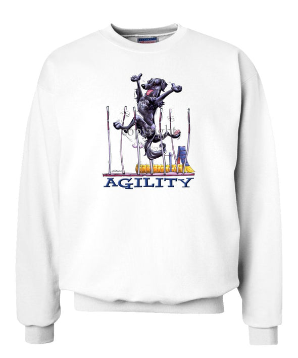 Flat Coated Retriever - Agility Weave II - Sweatshirt