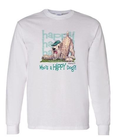 Soft Coated Wheaten - Who's A Happy Dog - Long Sleeve T-Shirt