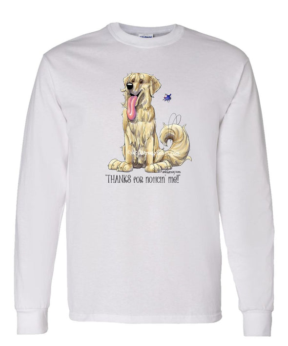 Golden Retriever - Noticing Me - Mike's Faves - Long Sleeve T-Shirt