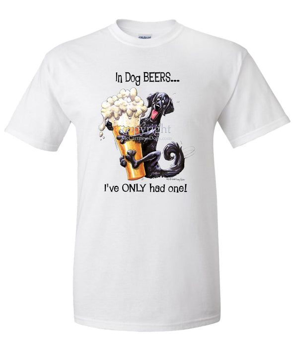 Flat Coated Retriever - Dog Beers - T-Shirt