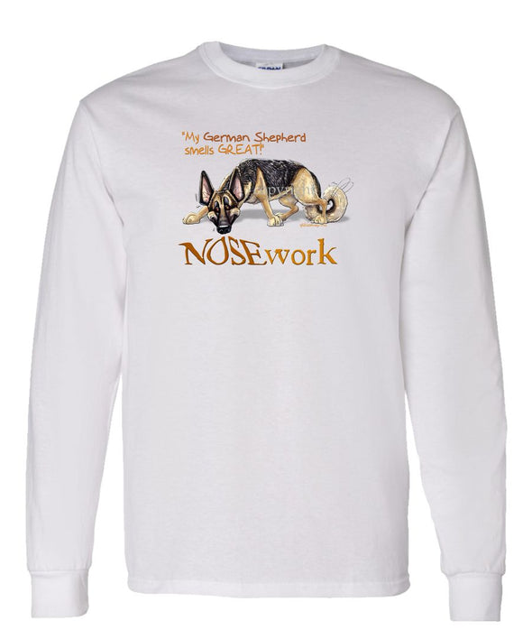 German Shepherd - Nosework - Long Sleeve T-Shirt