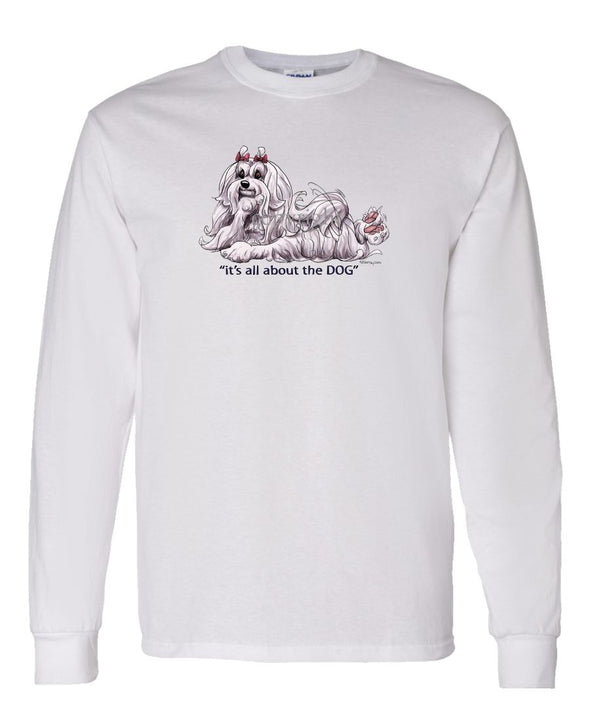 Maltese - All About The Dog - Long Sleeve T-Shirt