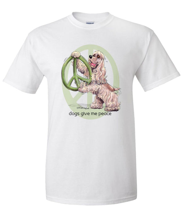 Cocker Spaniel - Peace Dogs - T-Shirt