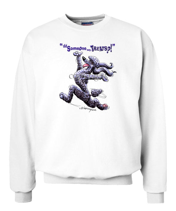 Poodle  Black - Treats - Sweatshirt