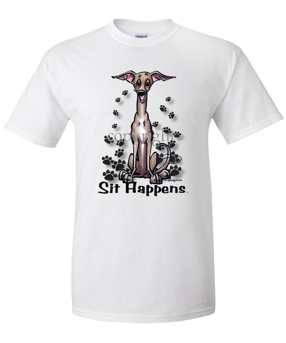 Italian Greyhound - Sit Happens - T-Shirt