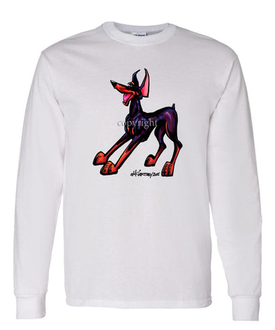 Doberman Pinscher - Cool Dog - Long Sleeve T-Shirt