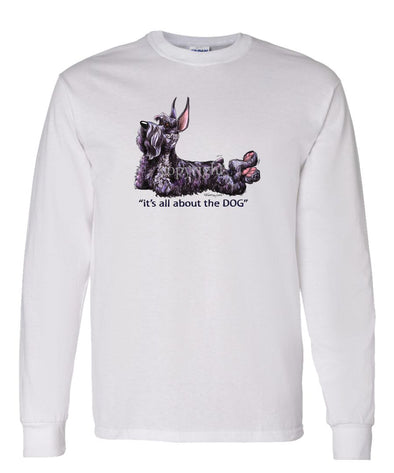 Giant Schnauzer - All About The Dog - Long Sleeve T-Shirt