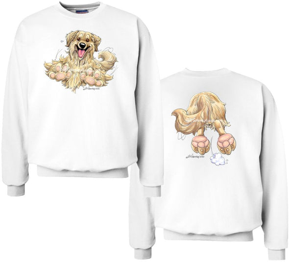 Golden Retriever - Coming and Going - Sweatshirt (Double Sided)