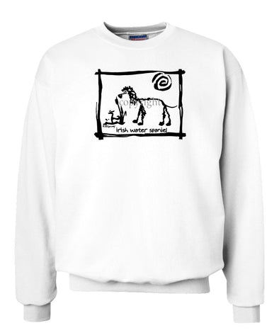 Irish Water Spaniel - Cavern Canine - Sweatshirt