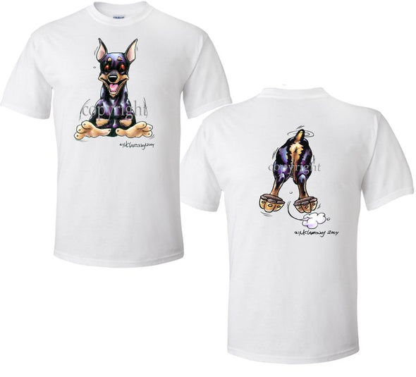 Miniature Pinscher - Coming and Going - T-Shirt (Double Sided)