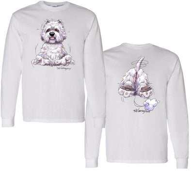 West Highland Terrier - Coming and Going - Long Sleeve T-Shirt (Double Sided)