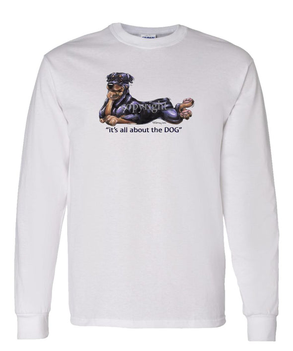 Rottweiler - All About The Dog - Long Sleeve T-Shirt