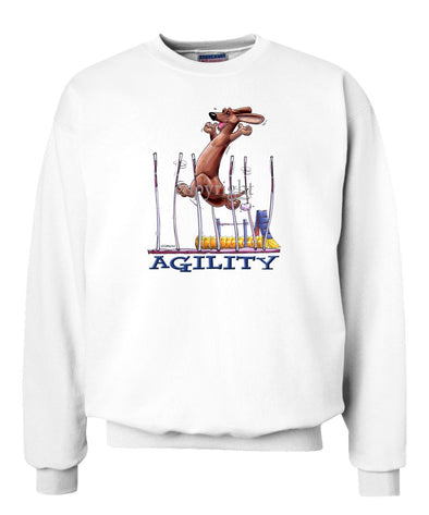 Dachshund  Smooth - Agility Weave II - Sweatshirt