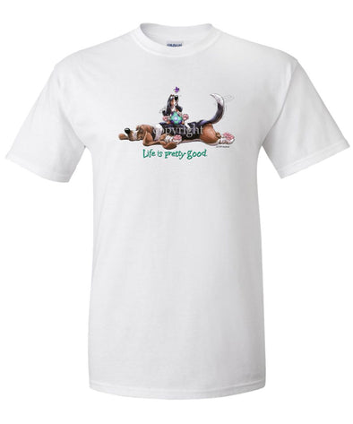 Basset Hound - Life Is Pretty Good - T-Shirt