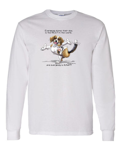 Beagle - Best Dog in the World - Long Sleeve T-Shirt
