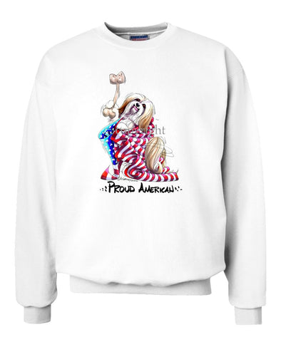 Lhasa Apso - Proud American - Sweatshirt